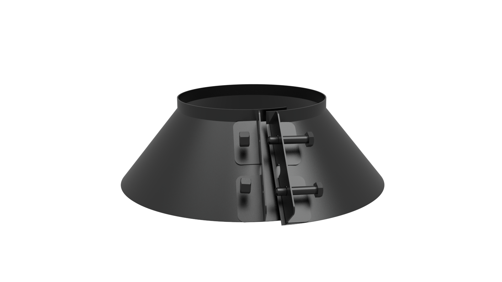 Фланец ф 150, AISI 439/0,5мм, h=60мм (черный 1000)