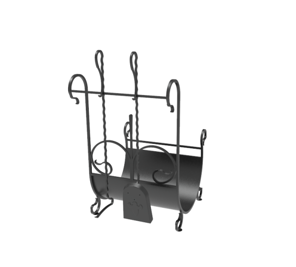 Каминный набор Сирий ГК880 (дровница, совок, кочерга)  (2)